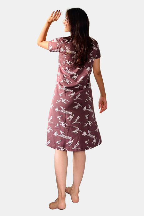 Sweetmoon Long T Shirt Nightdress - Pink — image 2